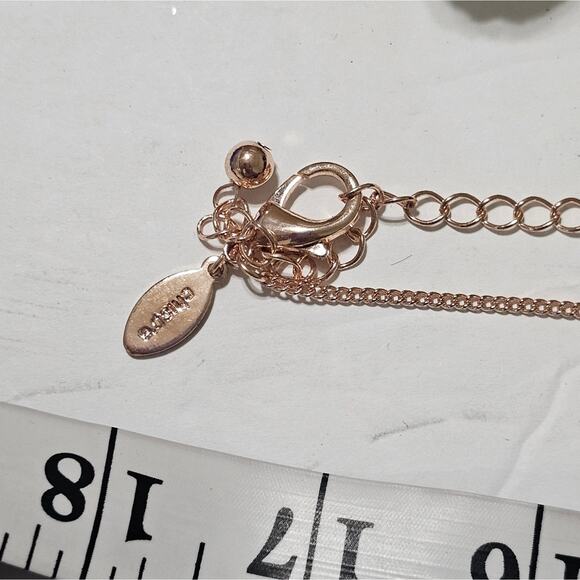 CHICO'S Gold Tone Slide Pendant Necklace - Picture 3 of 3